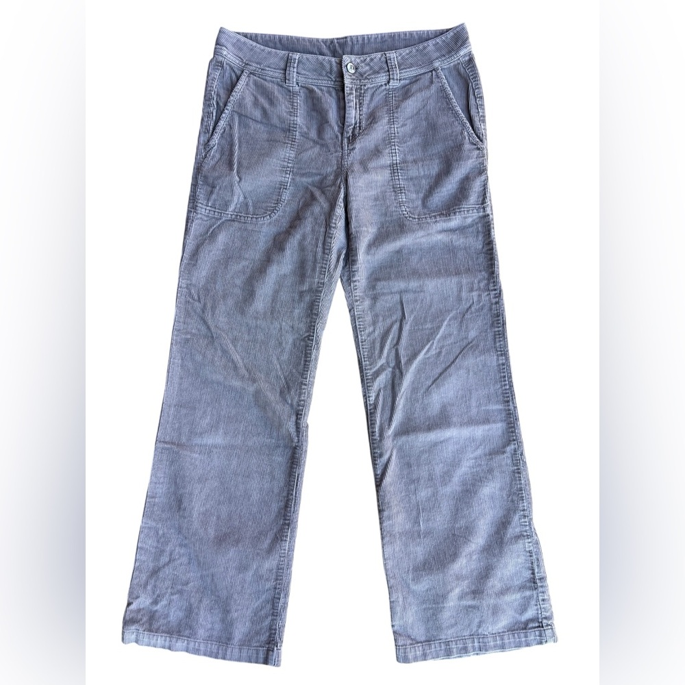 Wide Leg Corduroy Pants in Light Blue